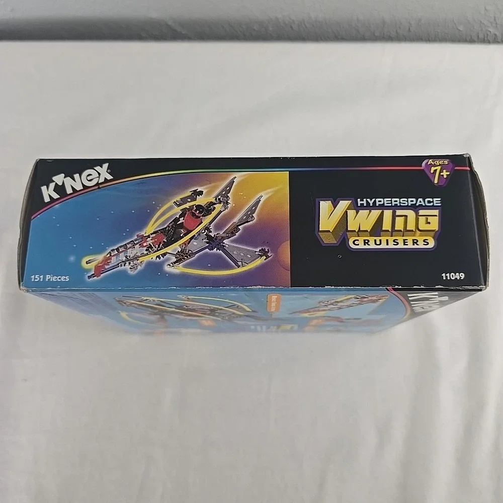 K'NEX HyperSpace VWing Cruisers Set 1999 Builds 3 Airship Models Missile‎ Plane